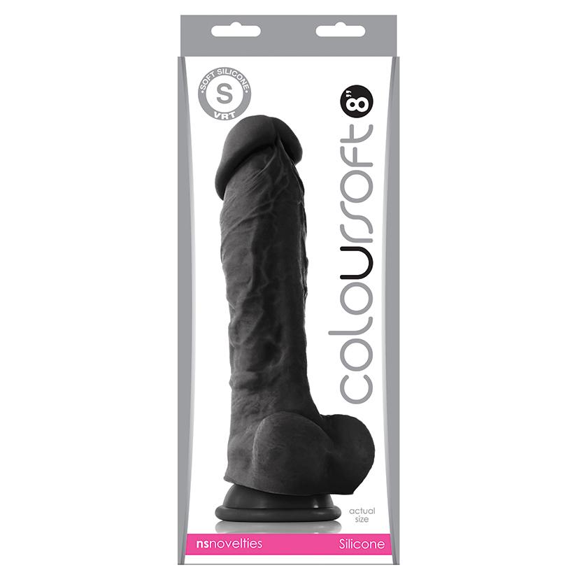 COLOURSOFT 8" SOFT DILDO
