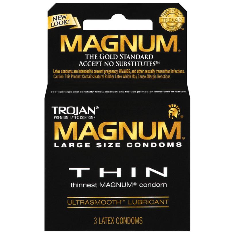 TROJAN MAGNUM THIN - 3 PACK