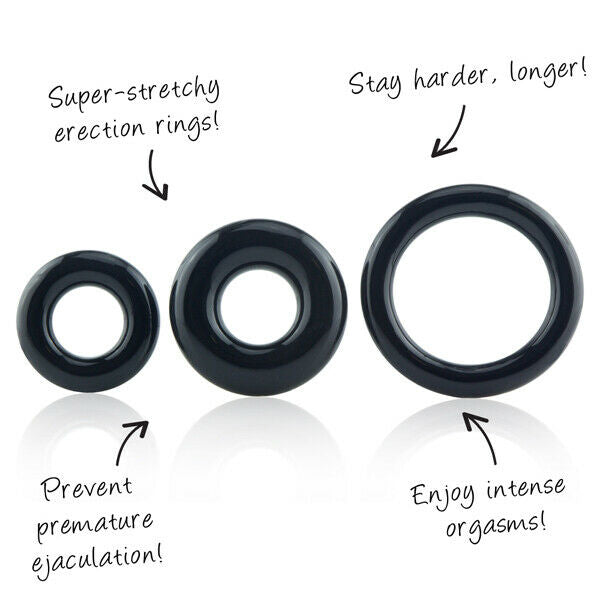 RING O X3 - BLACK - EACH