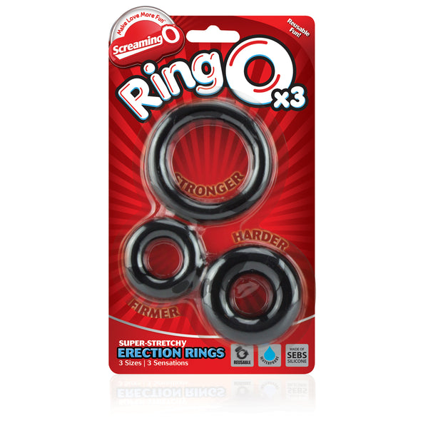 RING O X3 - BLACK - EACH